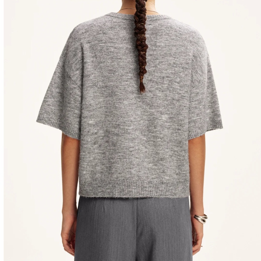 Commense wool blend short sleeve sweater - Picture 2 of 7